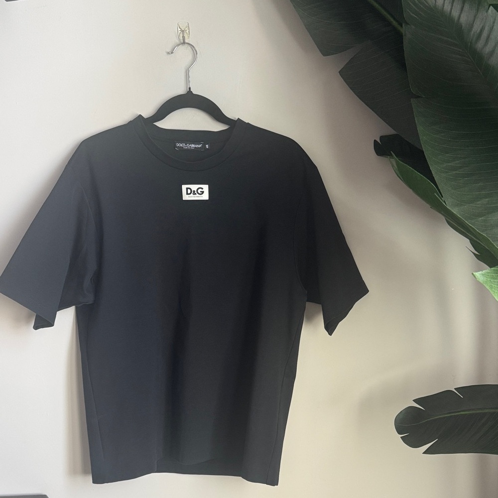 D&G Classic Black Short Sleeve Tee